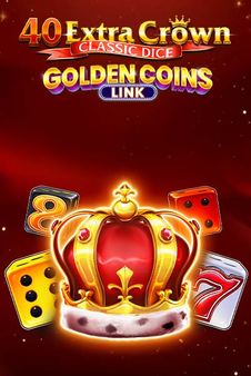 40 Extra Crown Classic Dice - Golden Coins Link